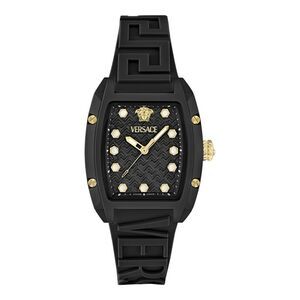 Versace  Dominus Ecoceramic Watch Black Womens